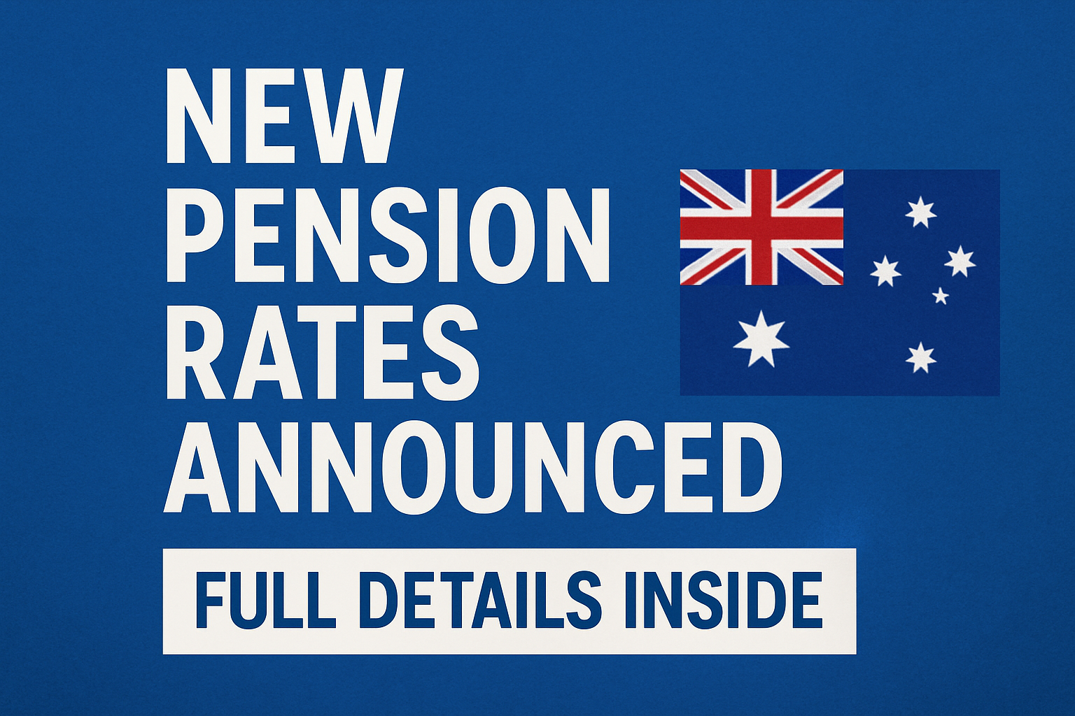 New Pension Rates Announced